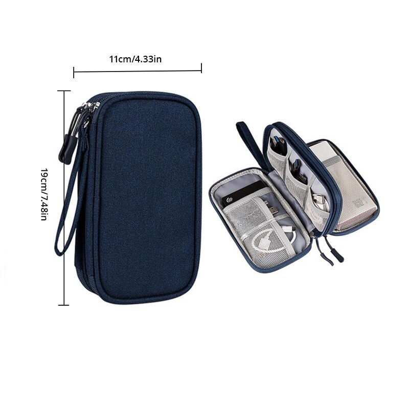 Travel Portable Digital Storage Bag USB Data Cable Organizer