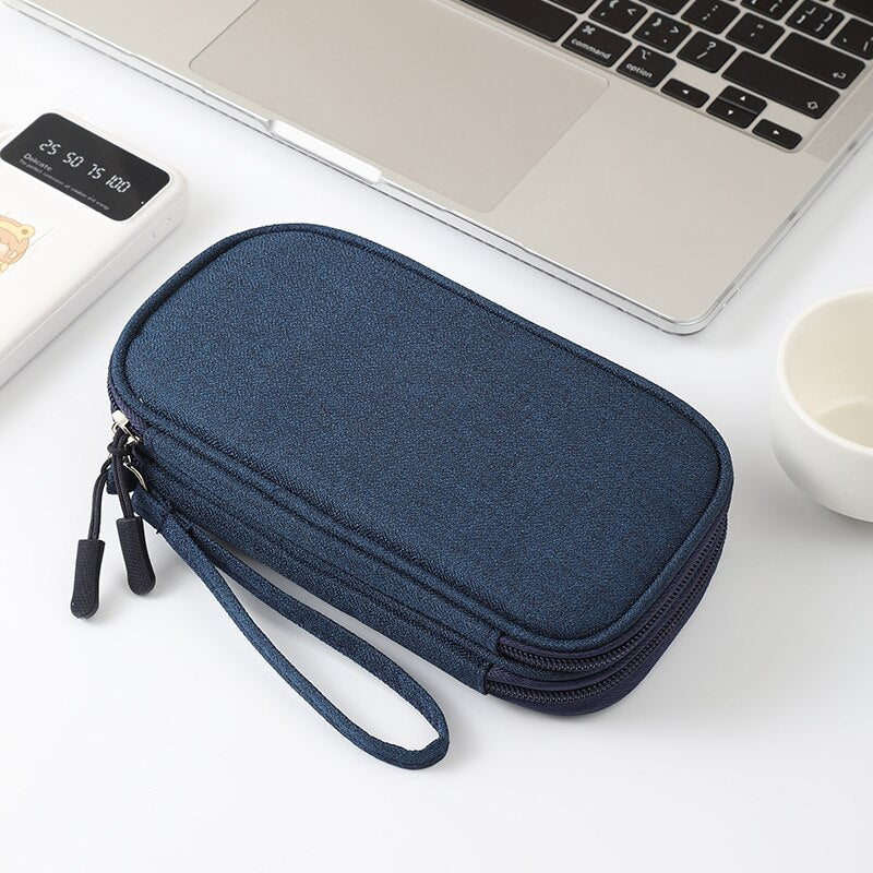 Travel Portable Digital Storage Bag USB Data Cable Organizer