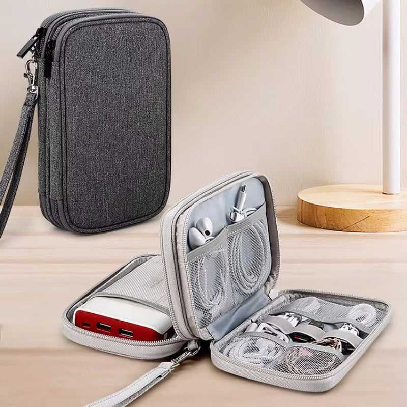 Travel Portable Digital Storage Bag USB Data Cable Organizer