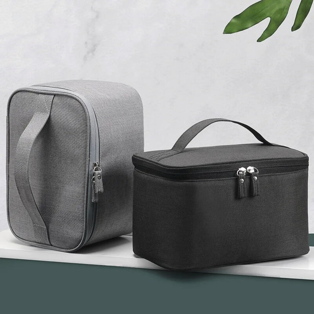 Men's Toiletry Bag Double Layer Large Capacity Cosmetic Handbag