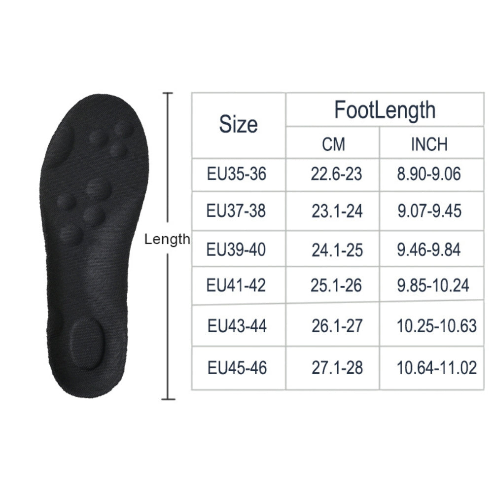 High Elasticity Latex Sport Insoles Soft Shoe Pads Orthotic Insoles_11