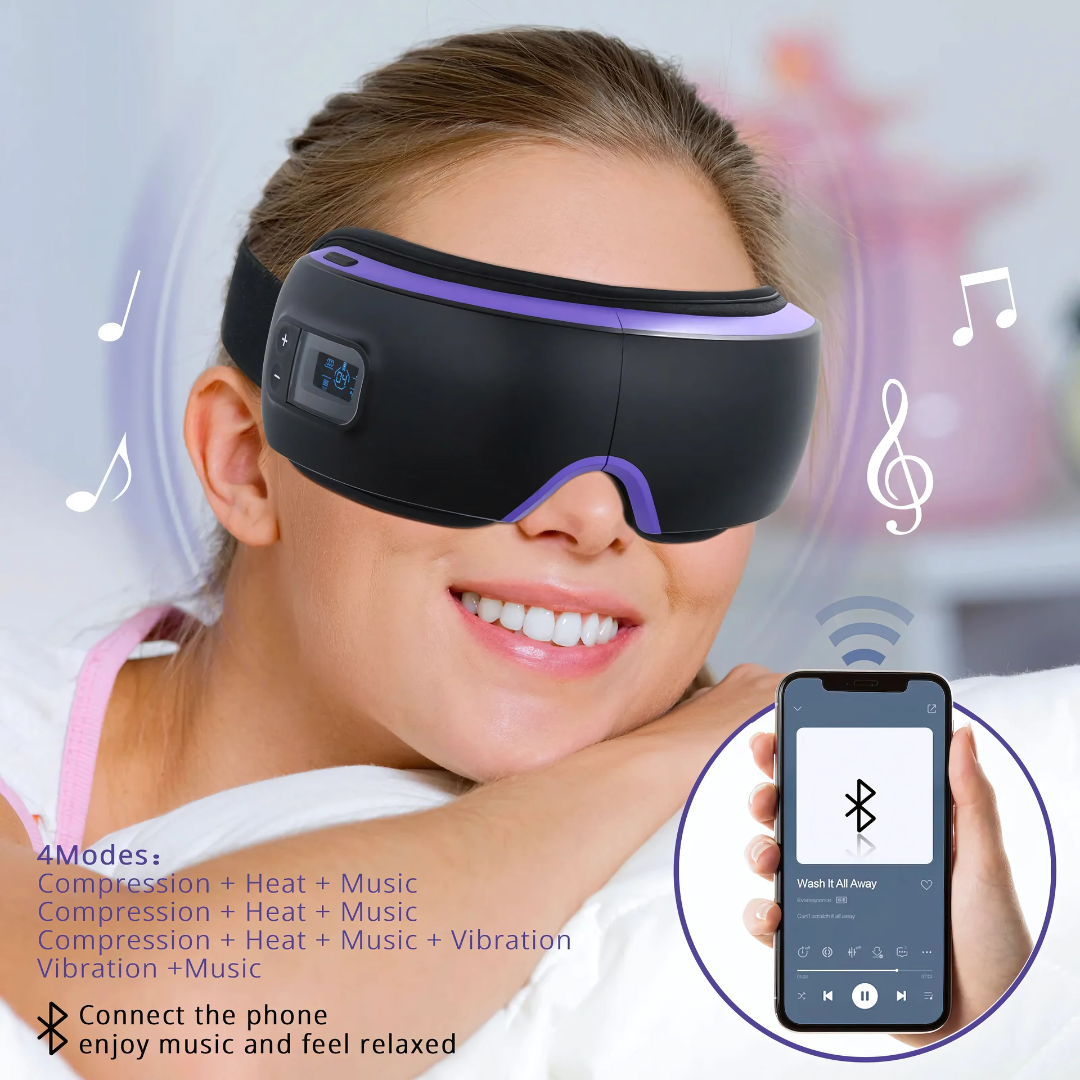 OSITO™ Smart Bluetooth Airbag Eye Revive Massager l Quality Sleep