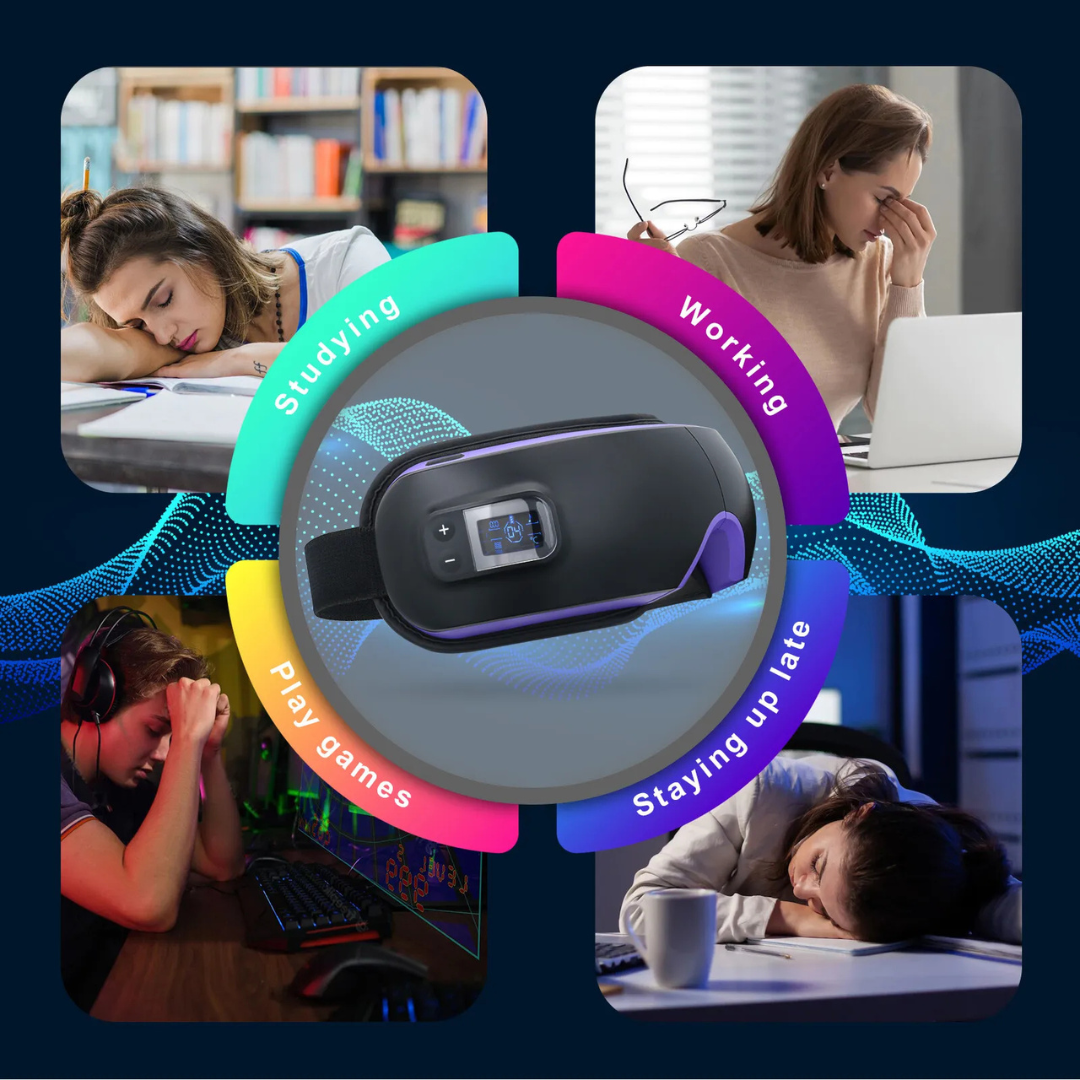 OSITO™ Smart Bluetooth Airbag Eye Revive Massager l Quality Sleep