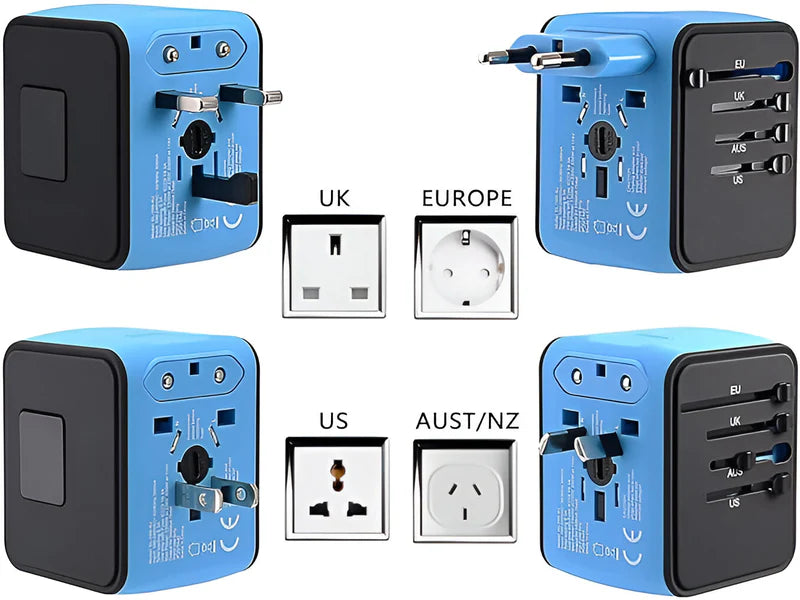 Universal Travel Adapter I Charge in 170+ Countries