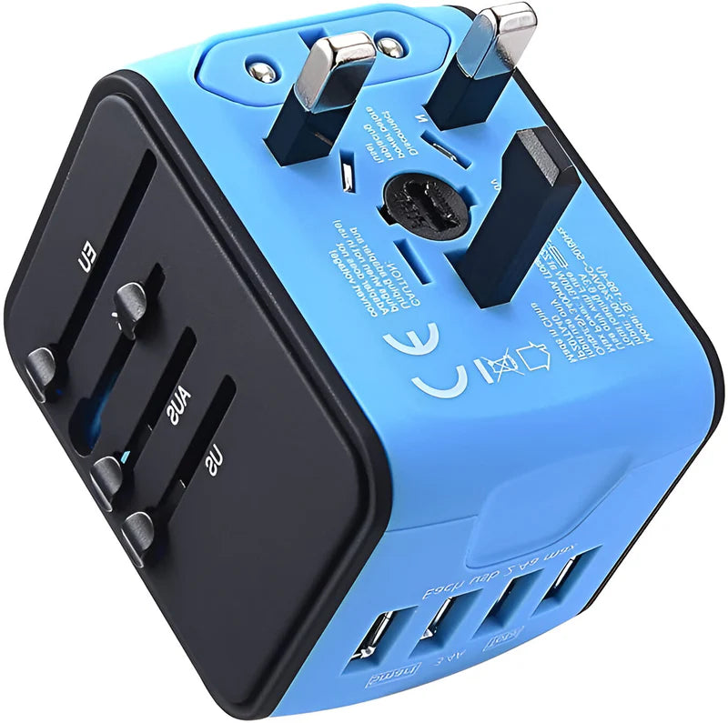 Universal Travel Adapter I Charge in 170+ Countries