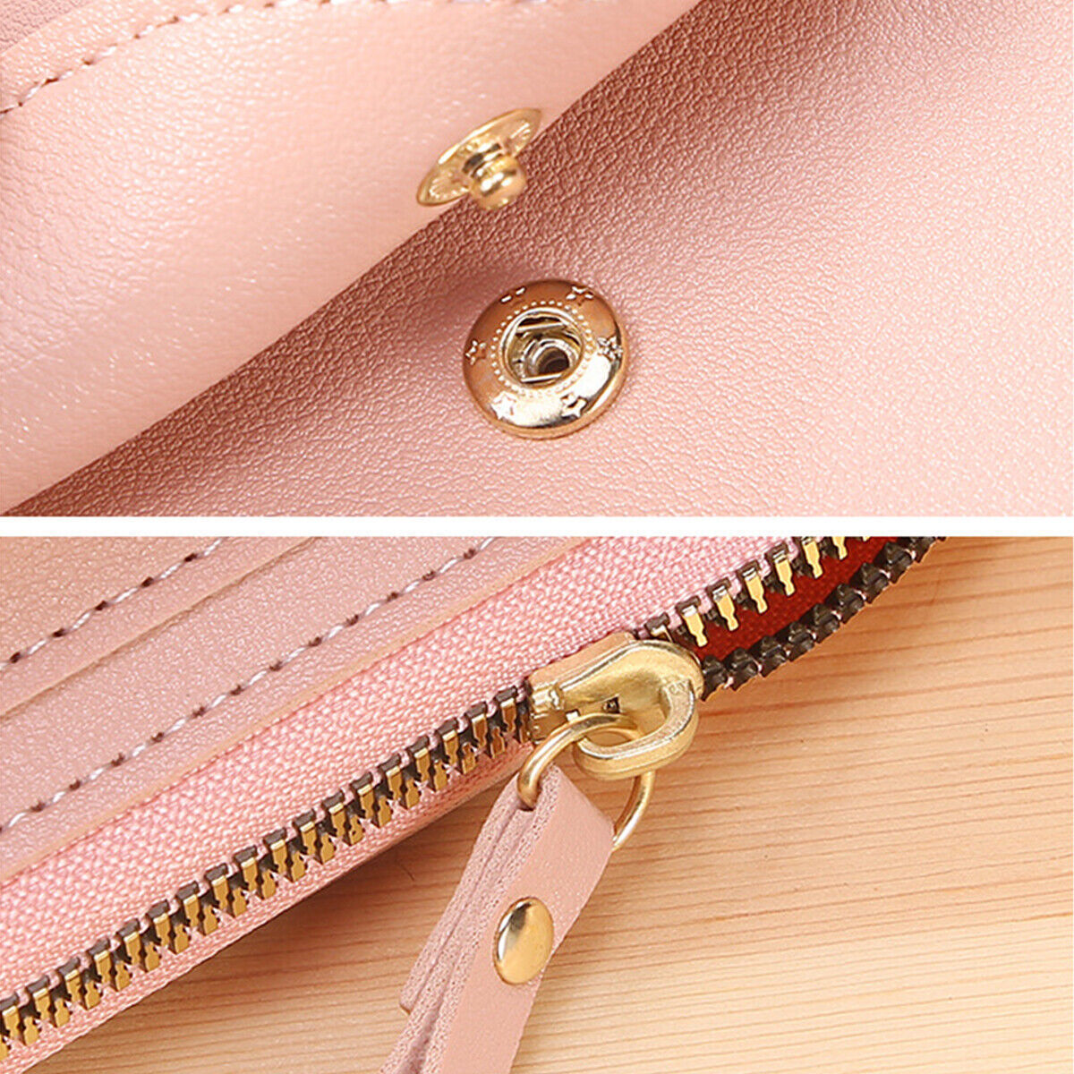 Elegant Leather Clutch Shoulder Bag
