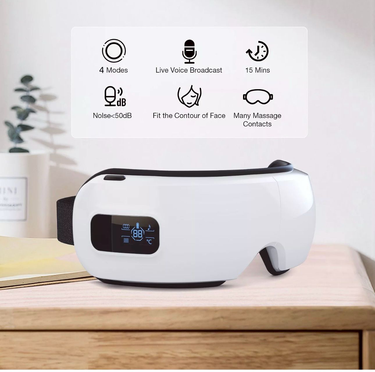 OSITO™ Smart Bluetooth Airbag Eye Revive Massager l Quality Sleep