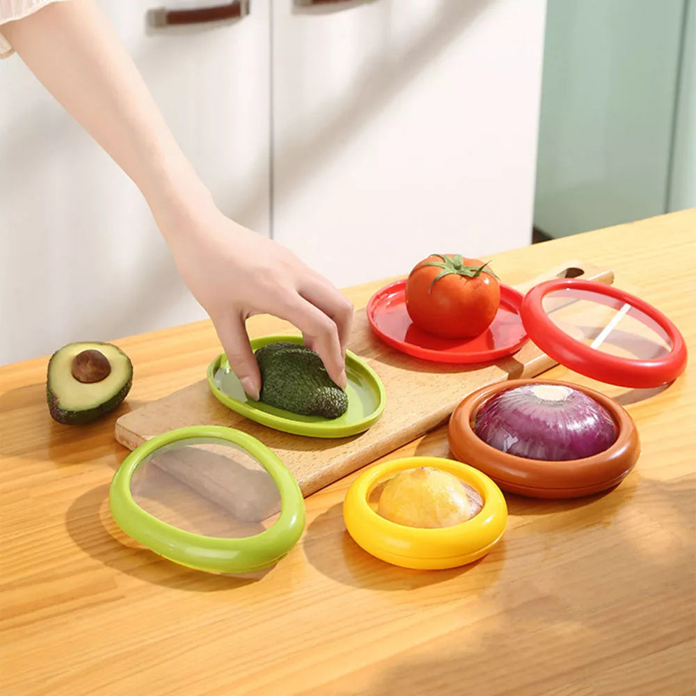 Fresh Keeper: 4-Pack Storage Containers for Fruits & Veggies