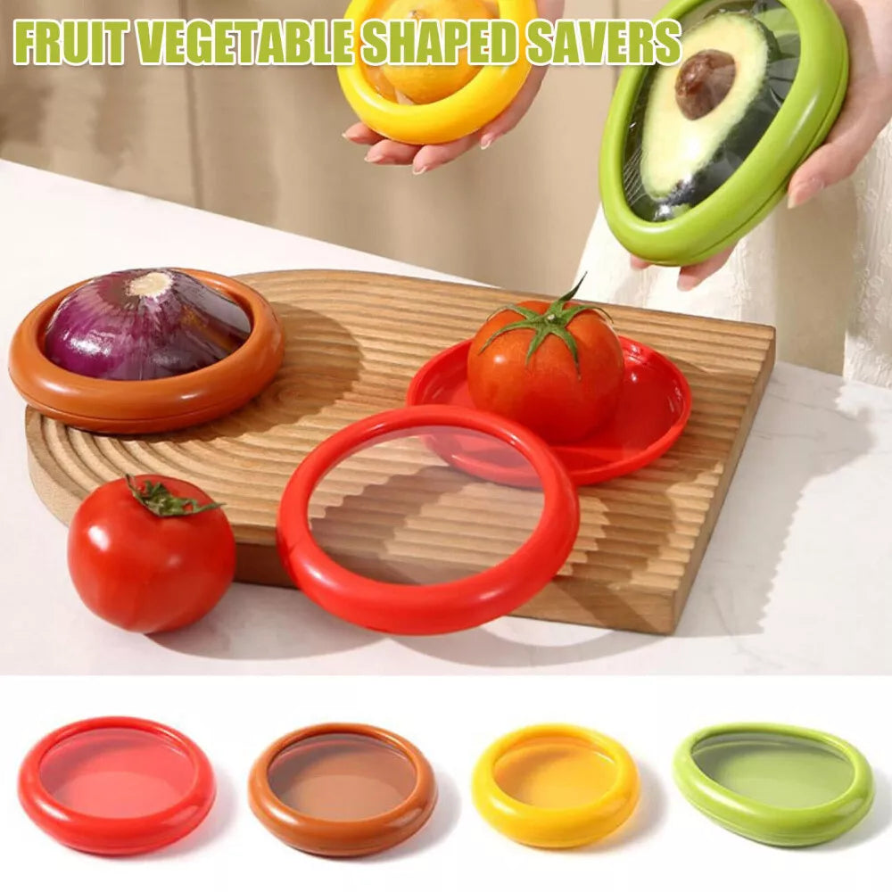 Fresh Keeper: 4-Pack Storage Containers for Fruits & Veggies